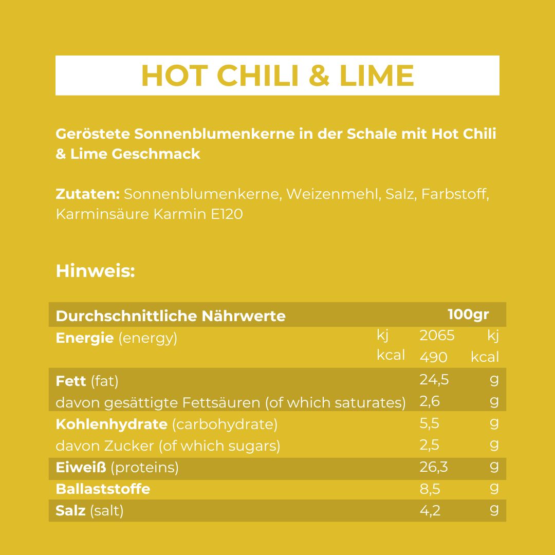 HOT CHILI & LIME SEEDOS