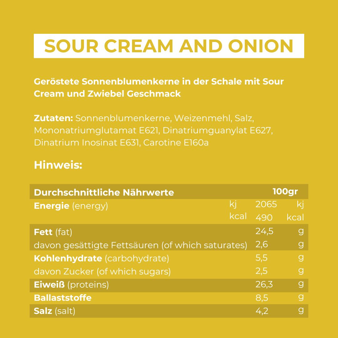 SOUR CREAM & ONION SEEDOS